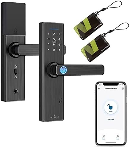 Fechadura Digital Inteligente Smart Lock, WIFI Fechadura compatível com Tuya APP+Transmissão de voz em português+Impressão digital, senhas, cartão e chave mecânica Desbloqueio (X1( 5 am 1 Fechadura Digital)) – Vale a pena?